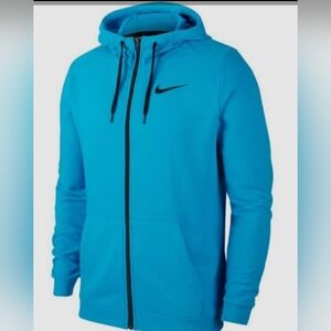 Nike Hoodie Blue Jacket